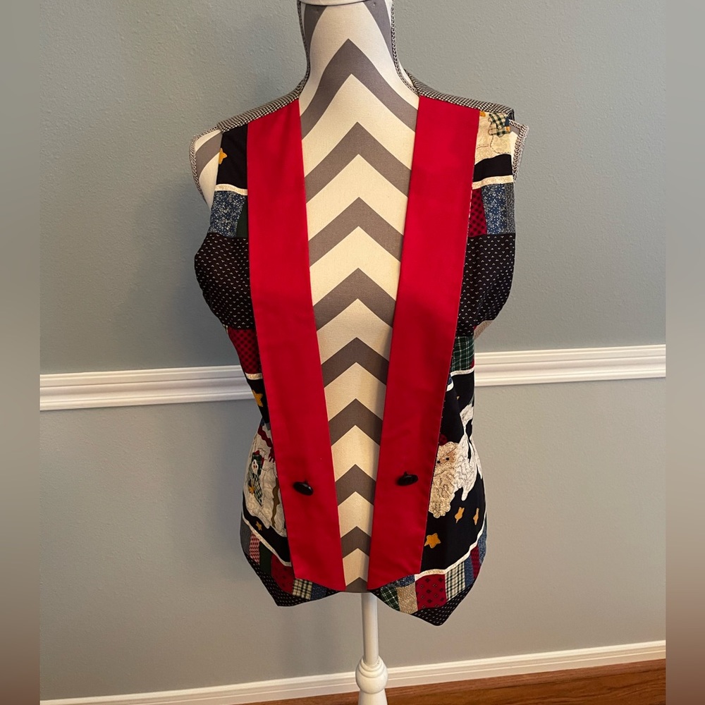 Reversible Christmas Vest - Size: Medium
